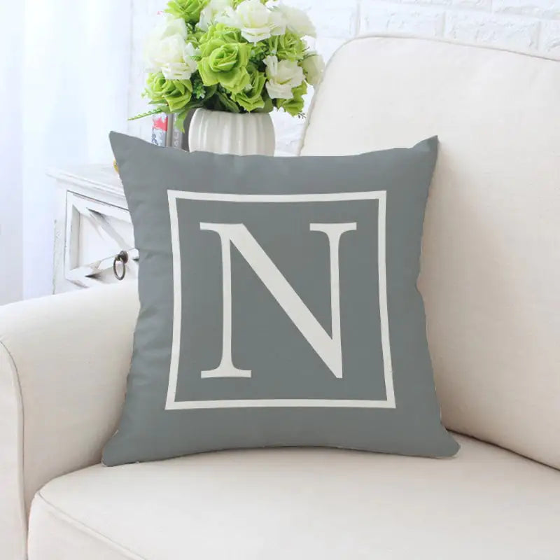 Alphabet Pillow Cases