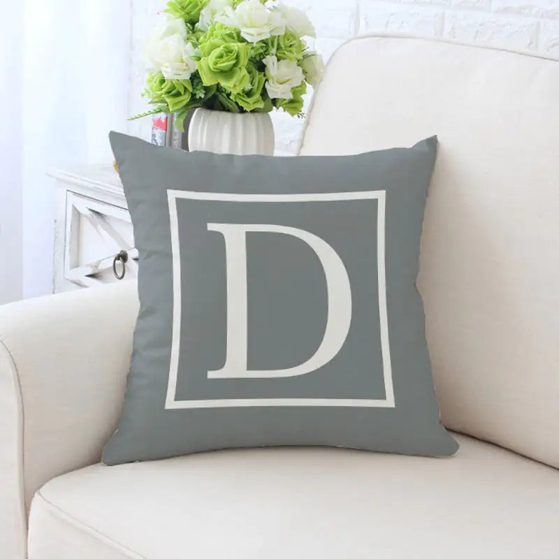 Alphabet Pillow Cases