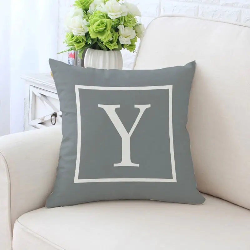 Alphabet Pillow Cases