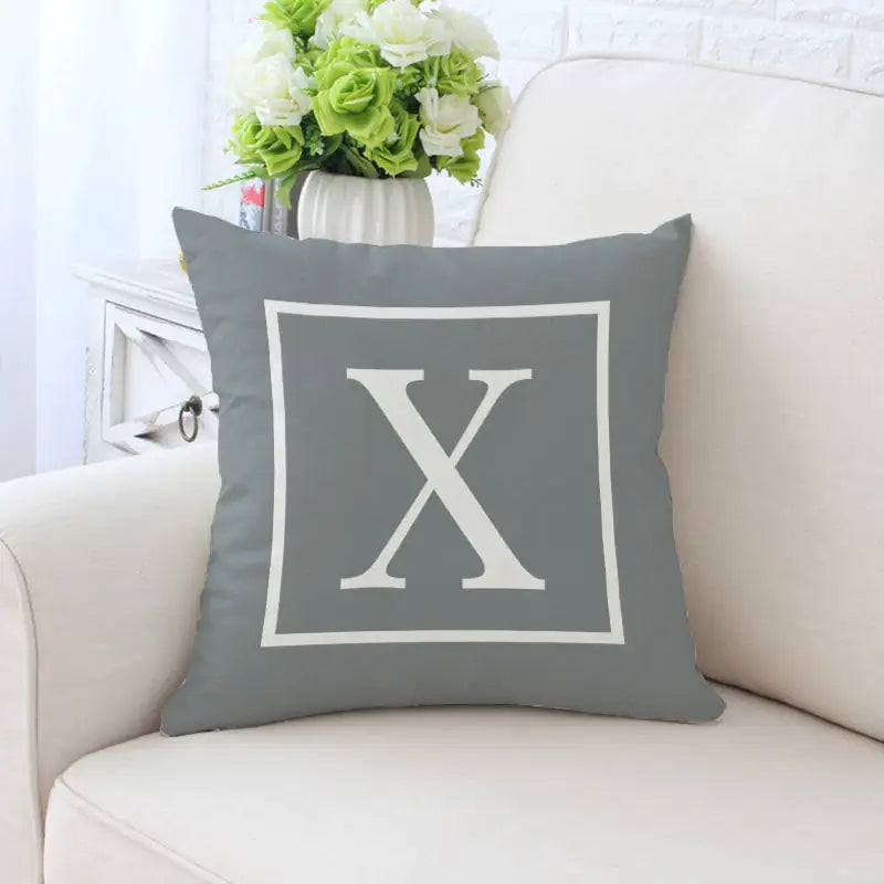 Alphabet Pillow Cases
