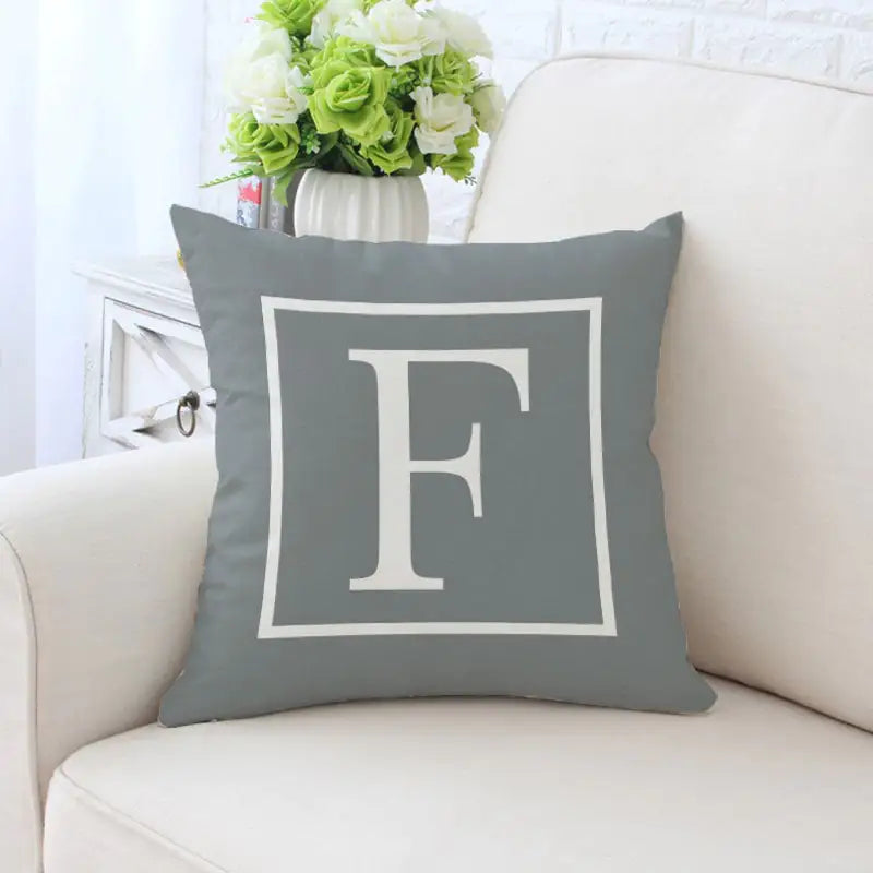 Alphabet Pillow Cases