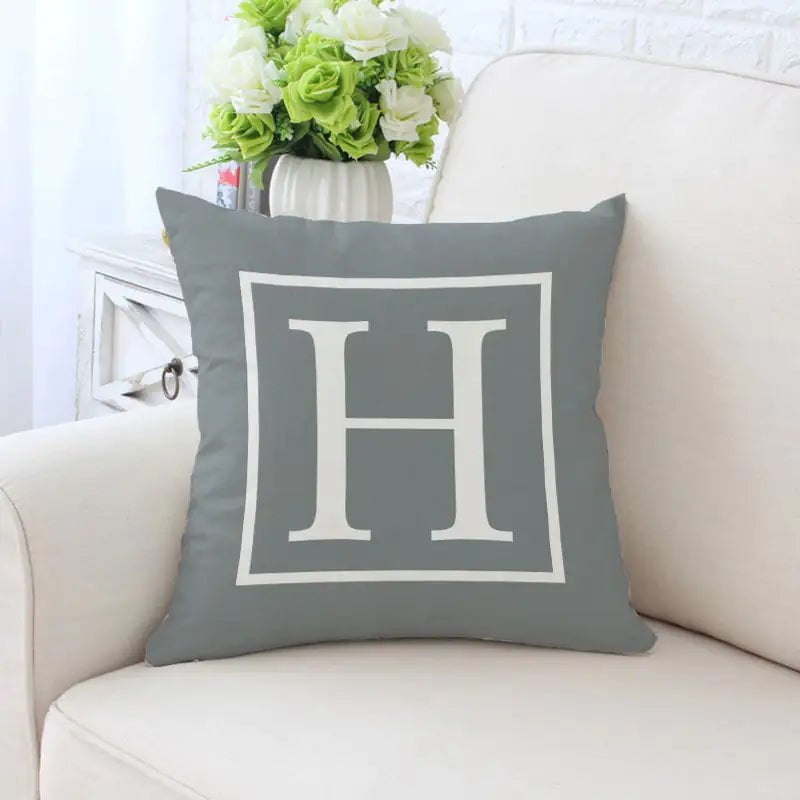 Alphabet Pillow Cases