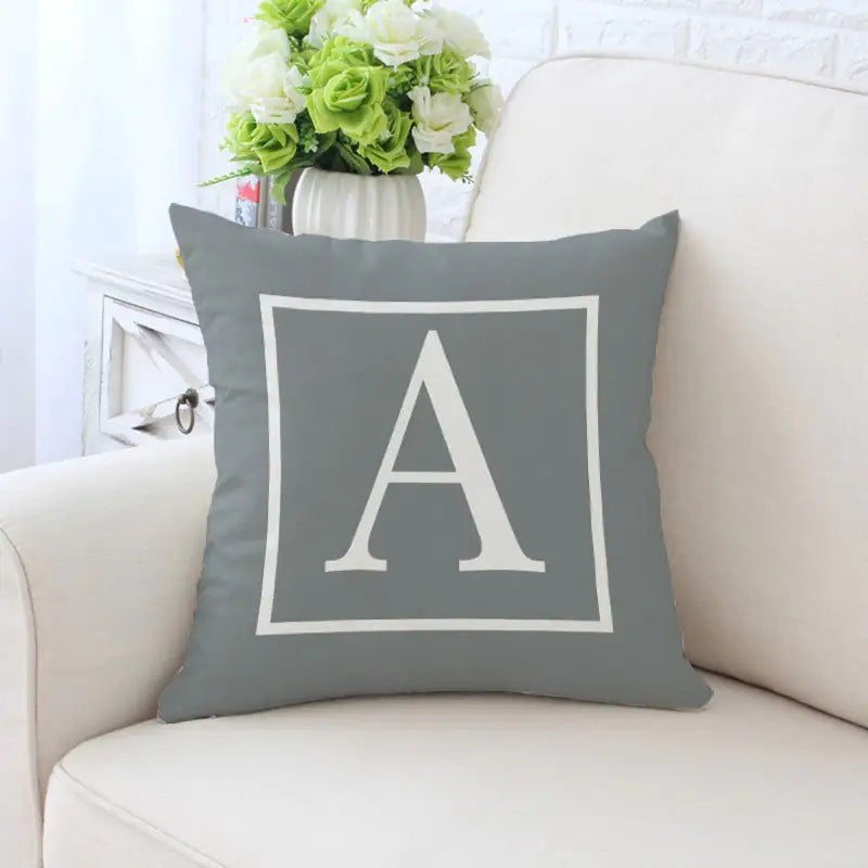 Alphabet Pillow Cases