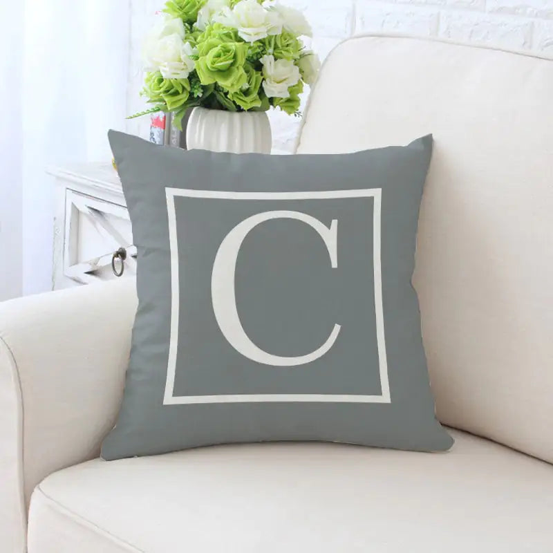 Alphabet Pillow Cases