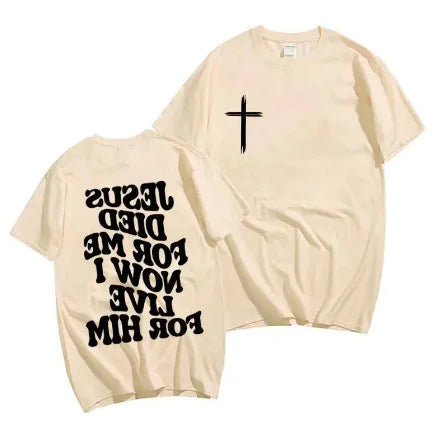 Men's Christian T Shirt Jesus Died For Me