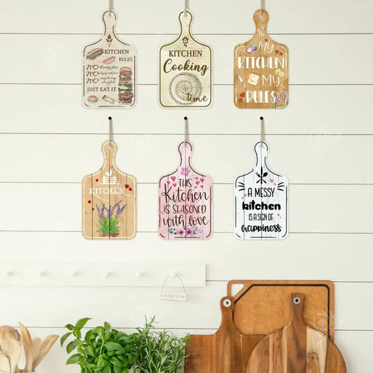 Rustic Cutting Board Kitchen Sign