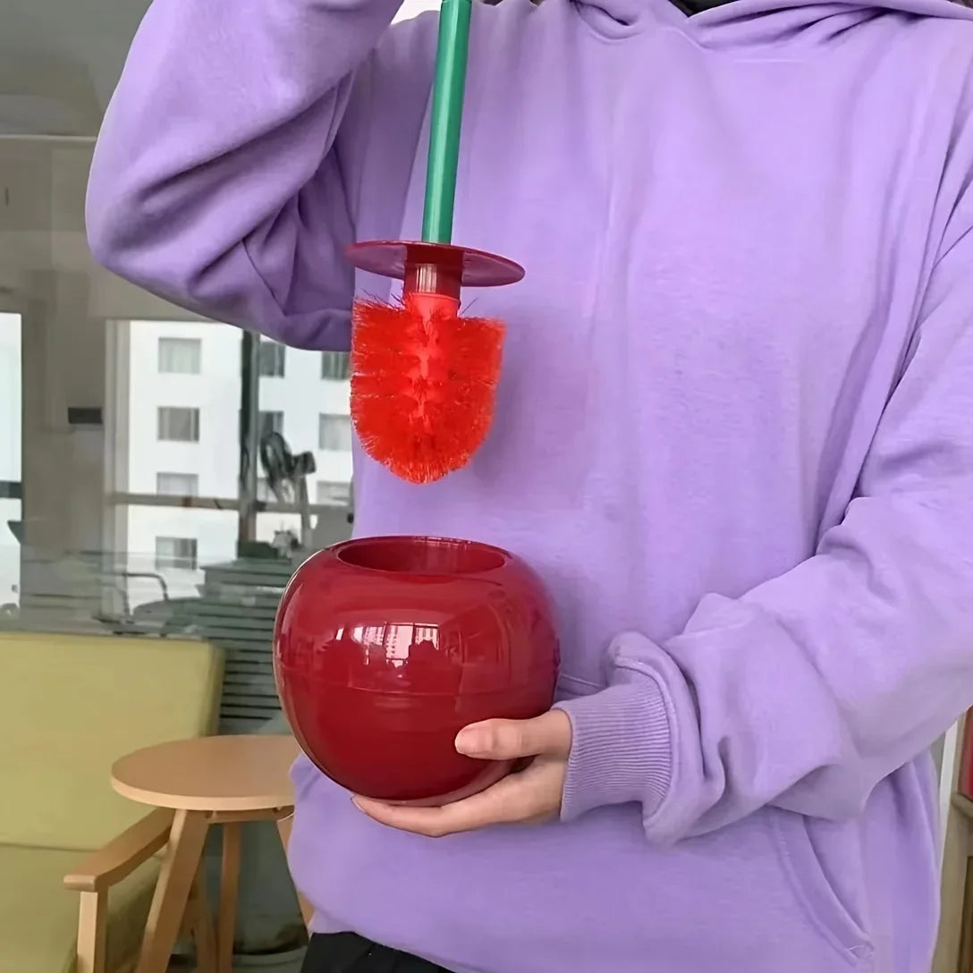 Forbidden Fruit Toilet Brush Holder