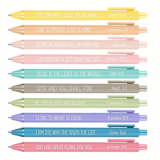 Colorful Scripture Pens