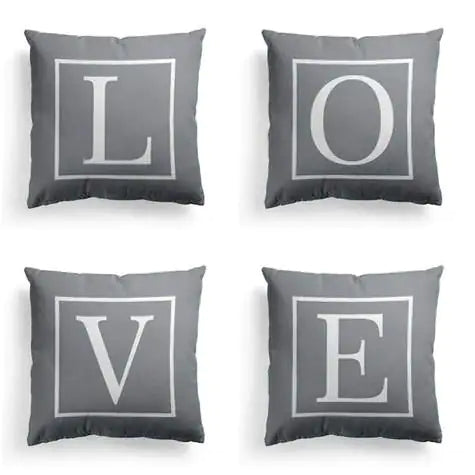 Alphabet Pillow Cases