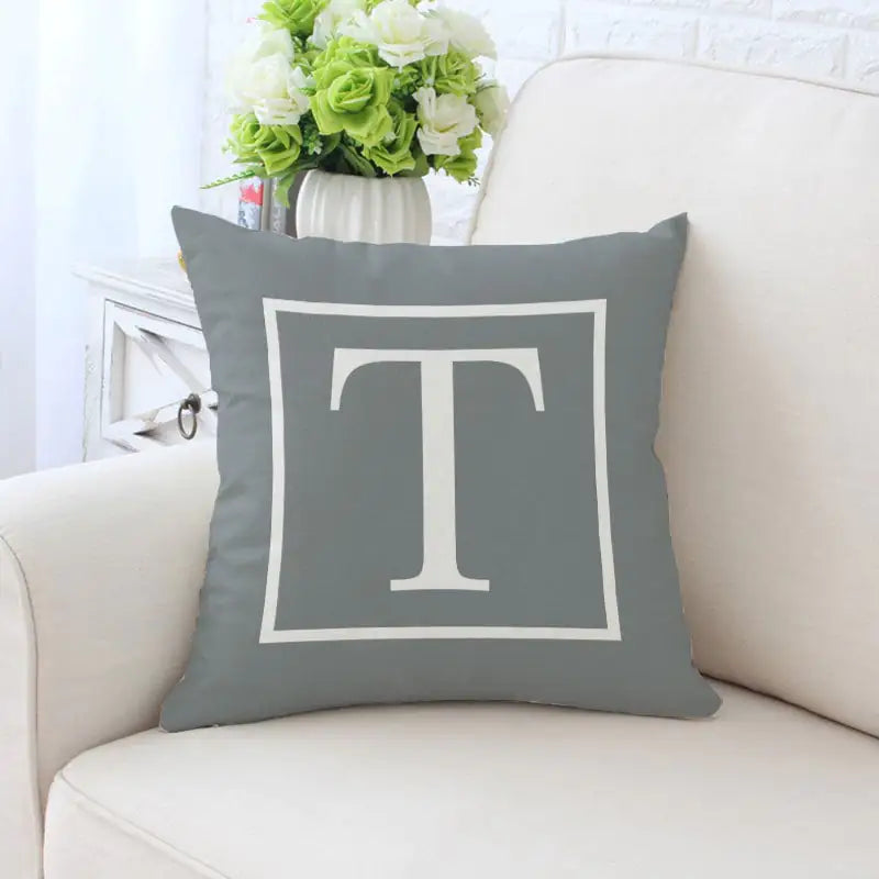 Alphabet Pillow Cases