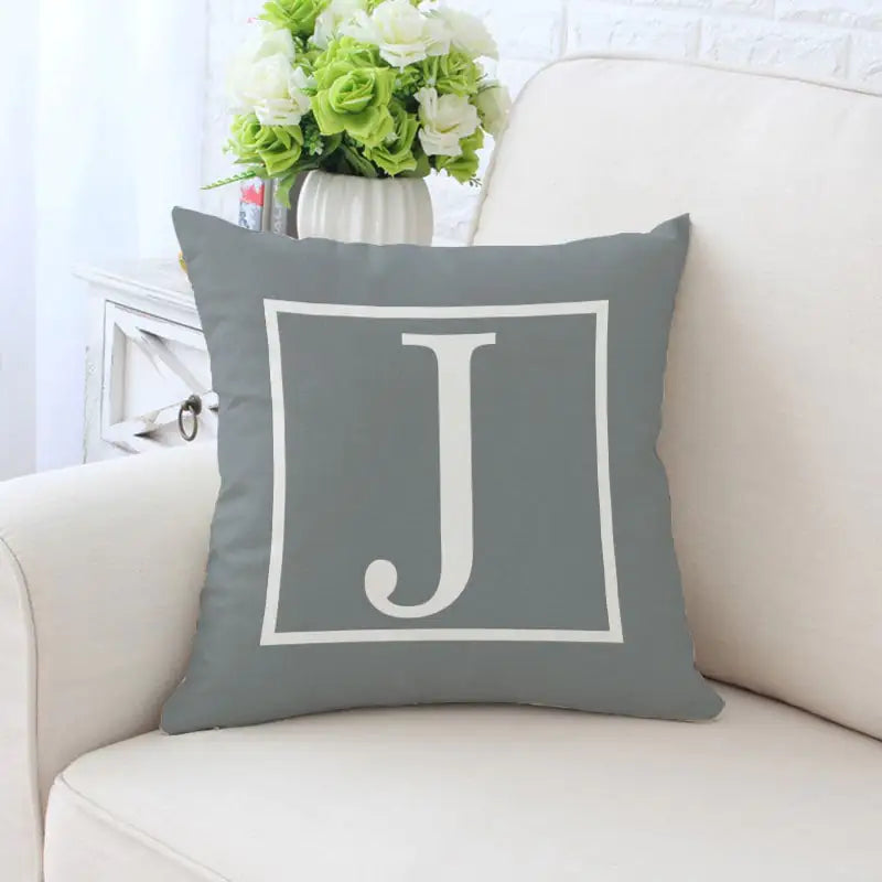 Alphabet Pillow Cases