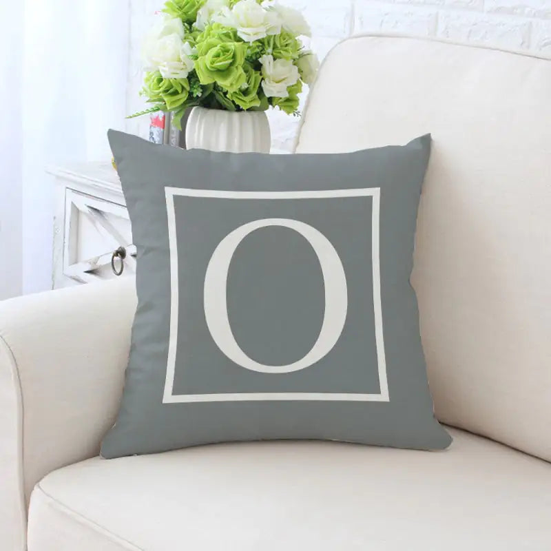 Alphabet Pillow Cases